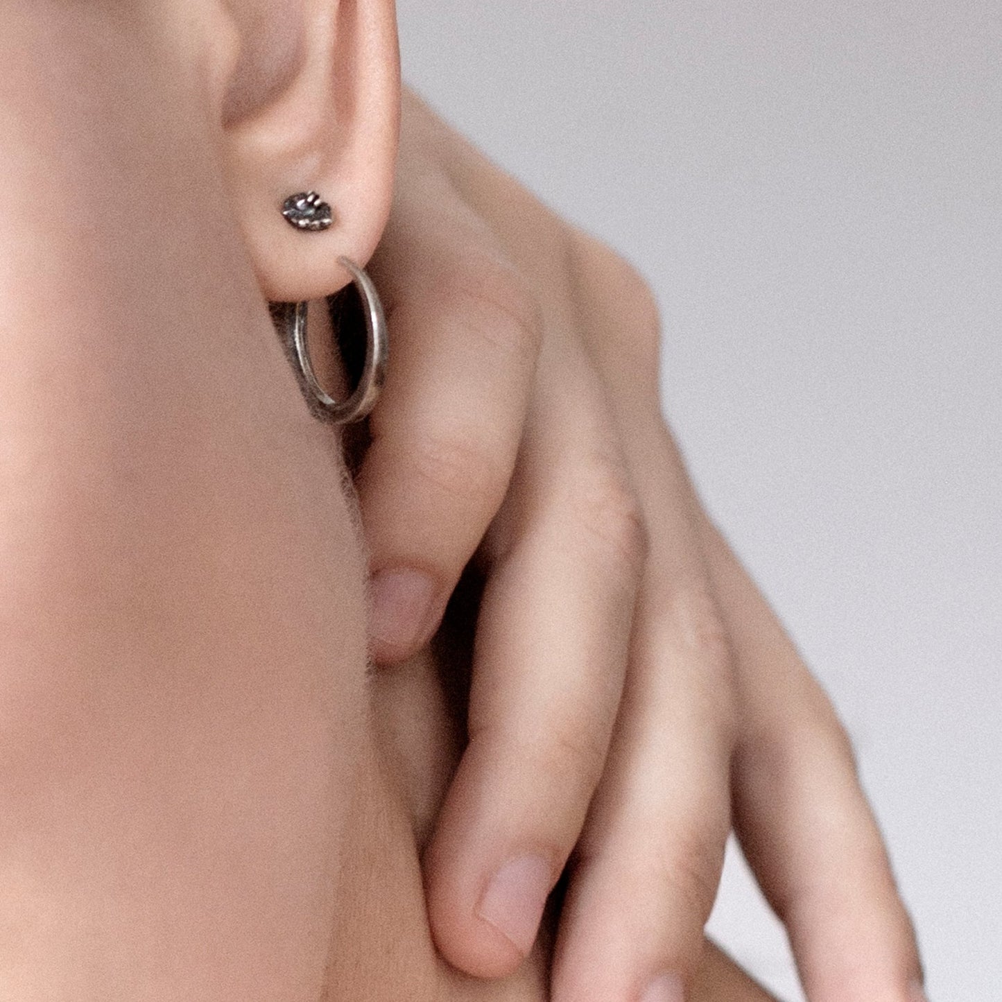 Lion Post Earring