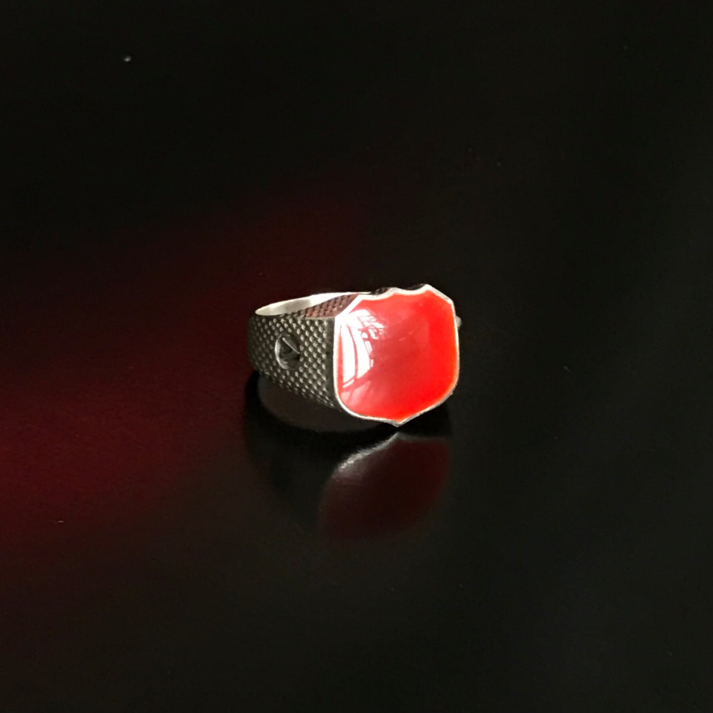 Carnelian Lion Signet Ring