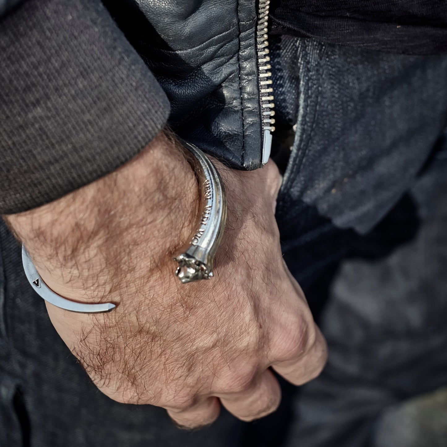 Veni Vidi Vici Lion Cuff Bracelet