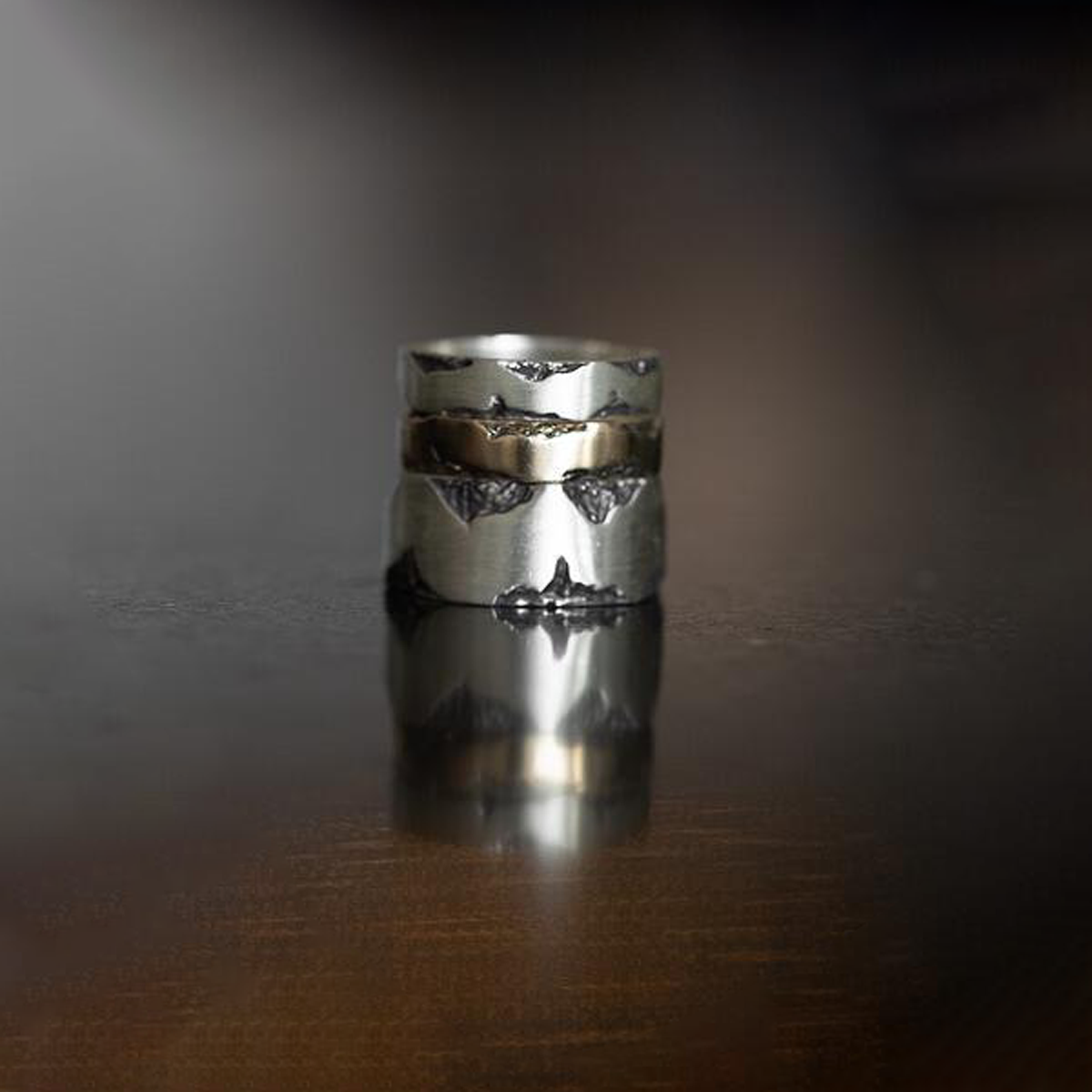 Waves Ring 10mm Band