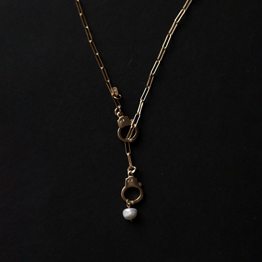 Pearl Handcuffs Body Chain