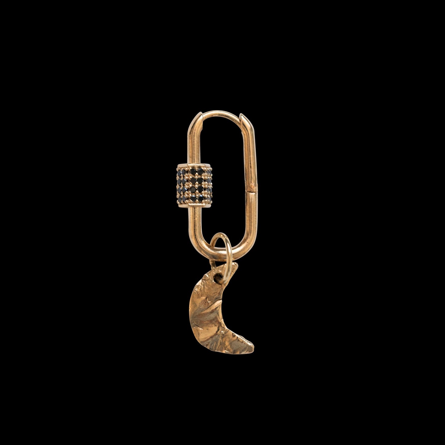 Love Lock Black Diamonds Earring