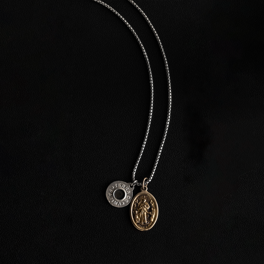 Fatima Double Medal Necklace