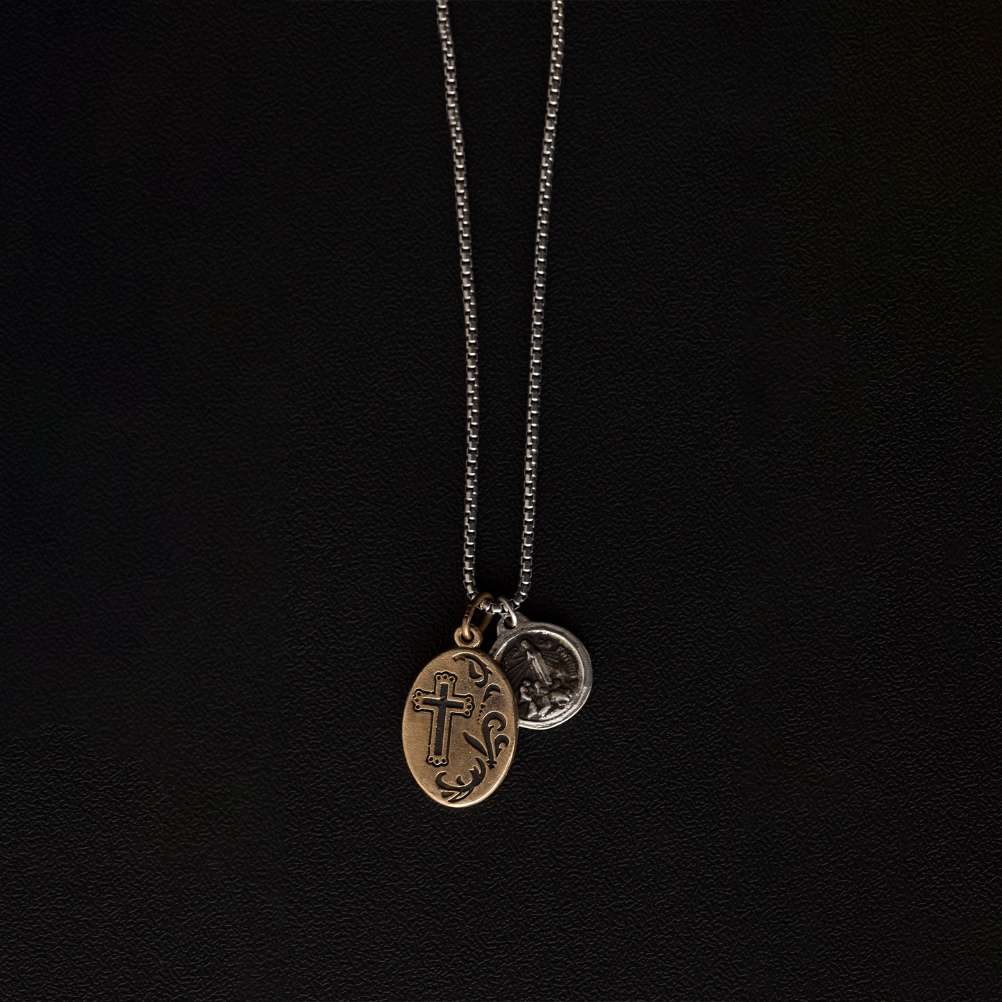 Fatima Double Medal Necklace