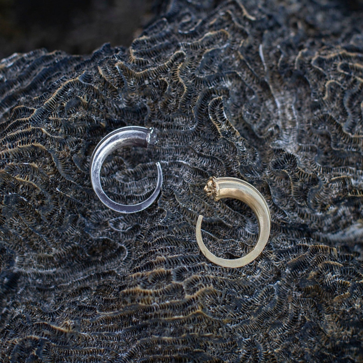 Lion Head Open Ring
