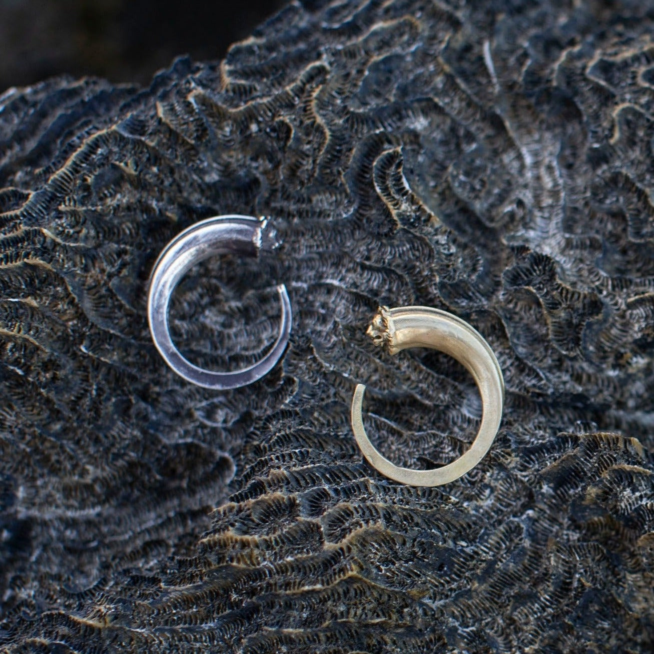 Lion Head Open Ring