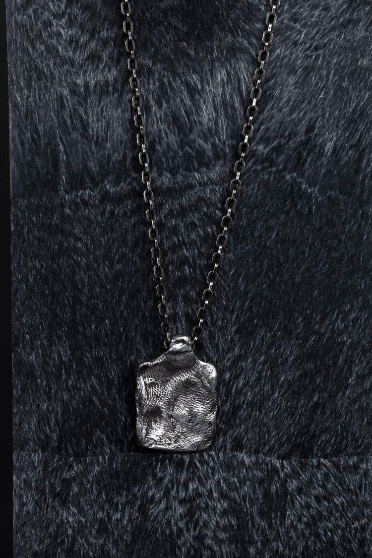 Textured Fingerprint Necklace