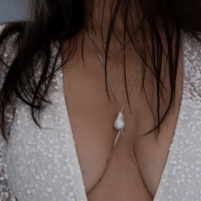 Natural Pearl Body Chain