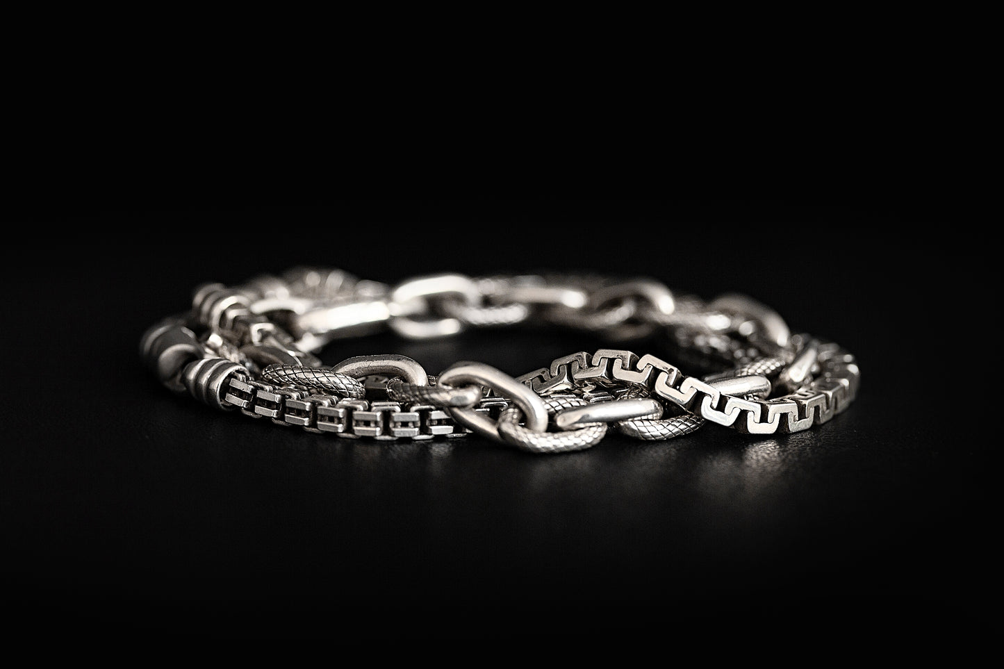 Sterling Silver Mooring Chain Bracelet