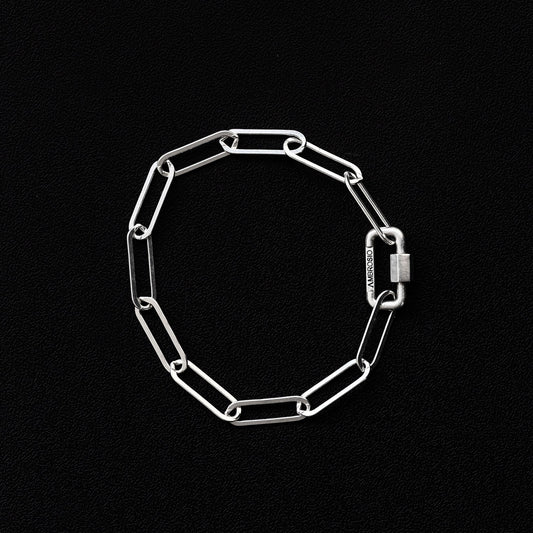 Paper Clip Chain Link Bracelet