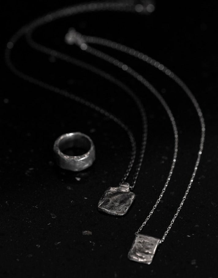 Textured Fingerprint Necklace